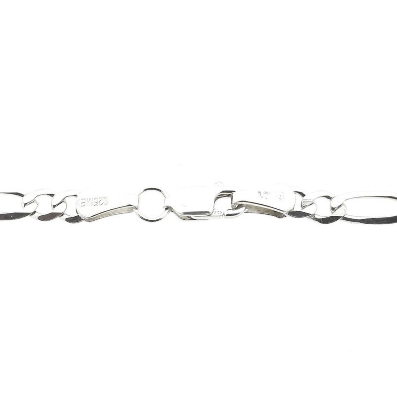 Image 4 of Silver Figaro link chain | 70.5 cm