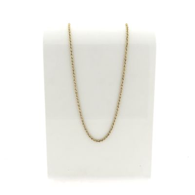 Image 1 of Gold twisted necklace | 53 cm