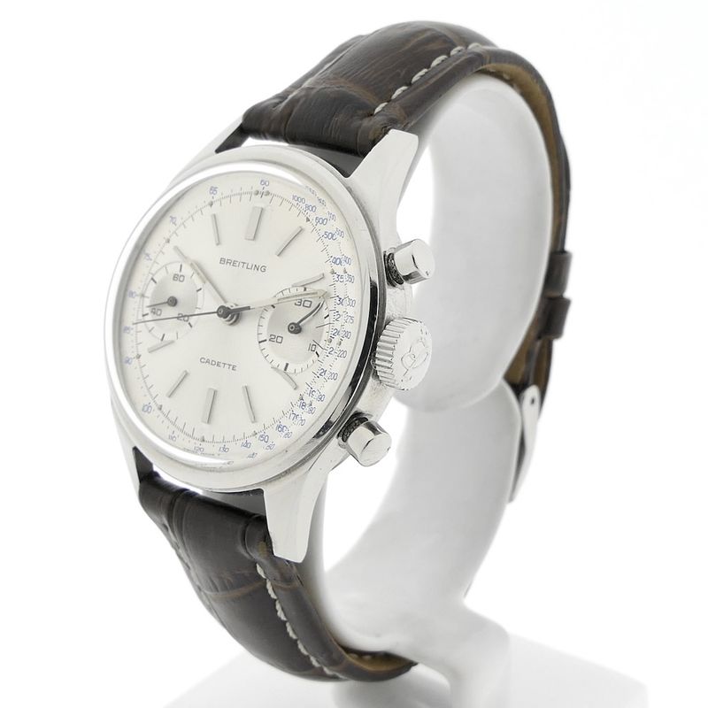 Image 2 of Breitling Cadette; Vintage chronograph men's watch