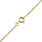 Image 7 of Gold flat gourmet link chain | 60 cm