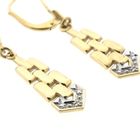 Image 5 of Two-tone gold earrings