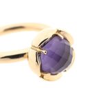 Image 7 of Rose gold Bron Jewelry 'Catch' ring with amethyst