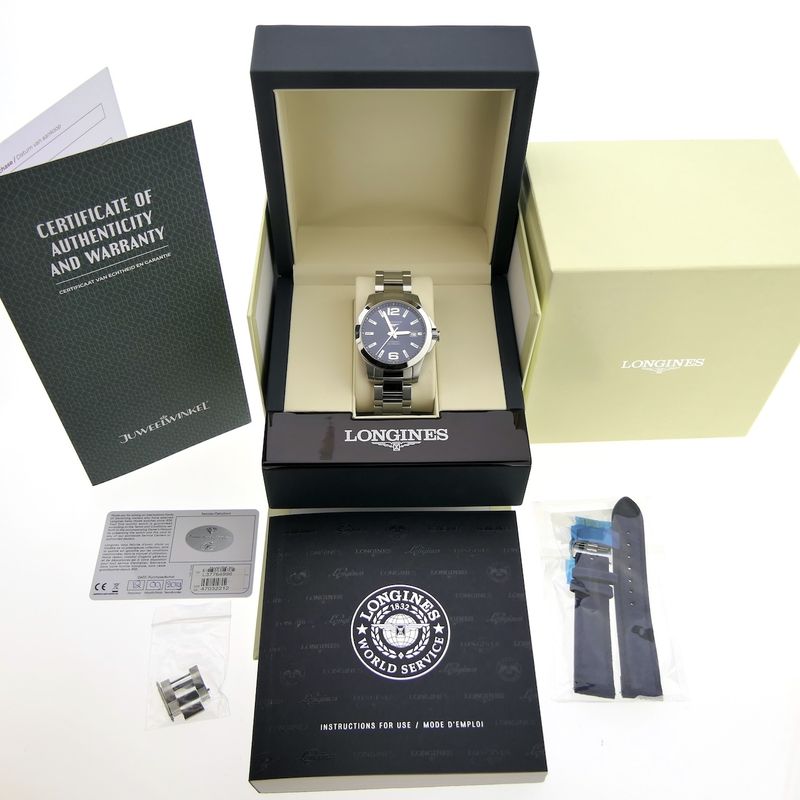 Image 4 of Longines Conquest L3.776.4; Automatic men's watch