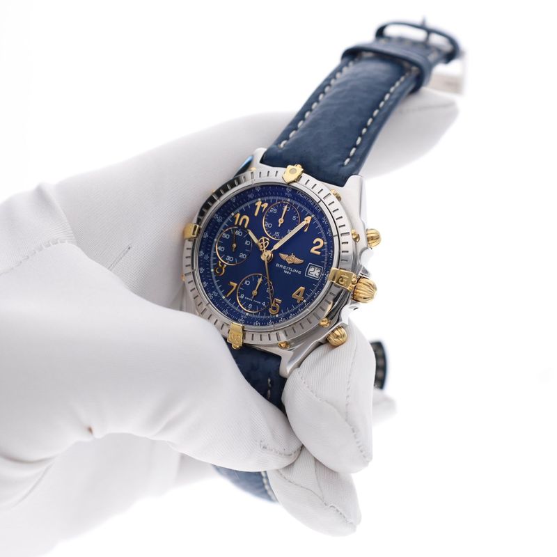 Image 11 of Breitling Chronomat Chronograph B13050.1; Automatic Men's Watch in Full Set