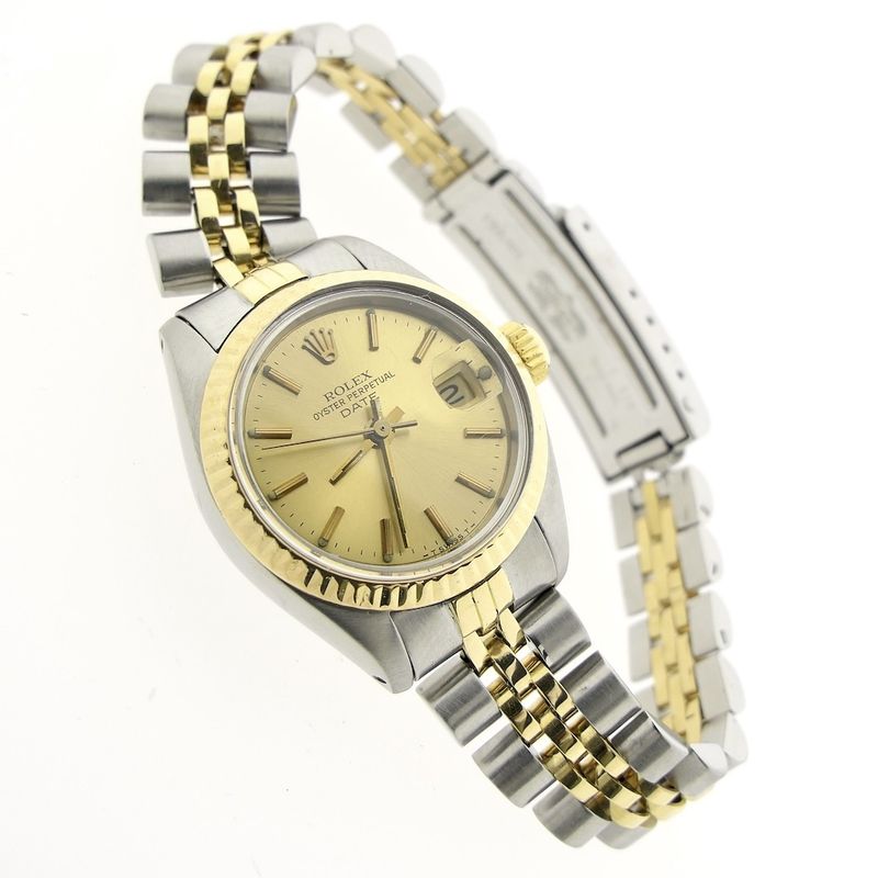 Image 13 of Rolex Datejust 26mm 'Full-Set'; Gold/steel women's watch