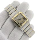 Image 6 of Cartier Santos Galbee; Gold/steel unisex watch