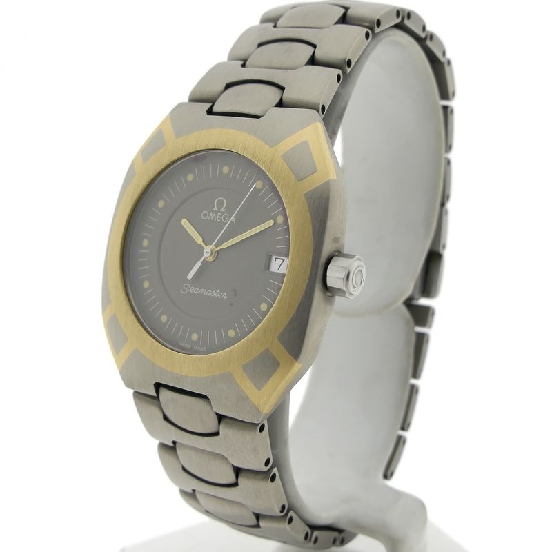 Image 2 of Omega Seamaster Titane 120m; 18k gold/titanium watch