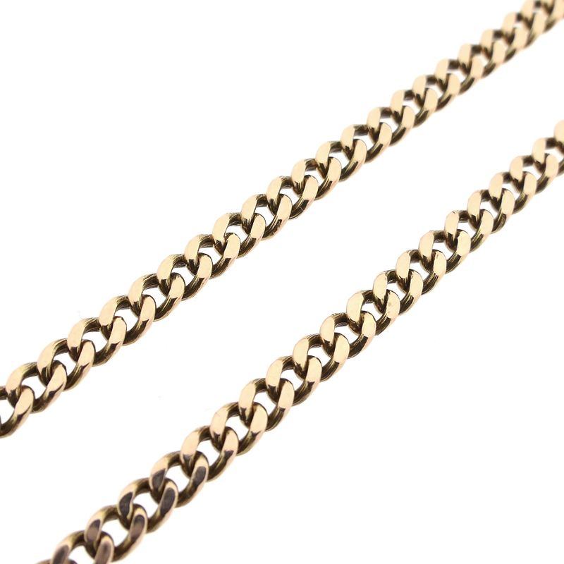 Afbeelding 5 van Roségouden gourmetschakel ketting 