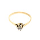 Image 5 of Gold Ring with Zirconia; 14K; Size 17.75