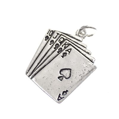 Image 2 of Silver charm; Cards