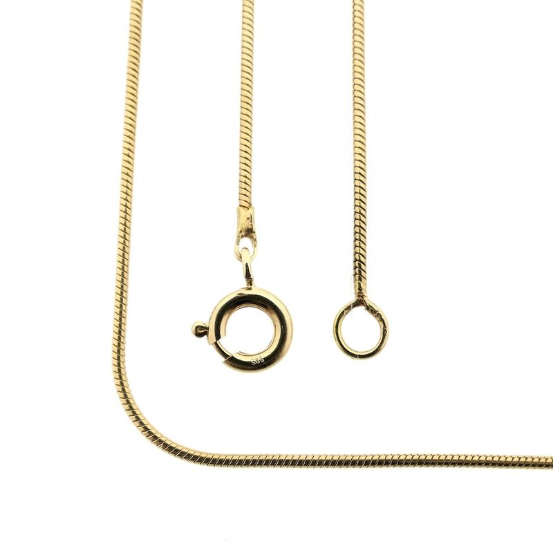 Image 1 of Gold snake link chain