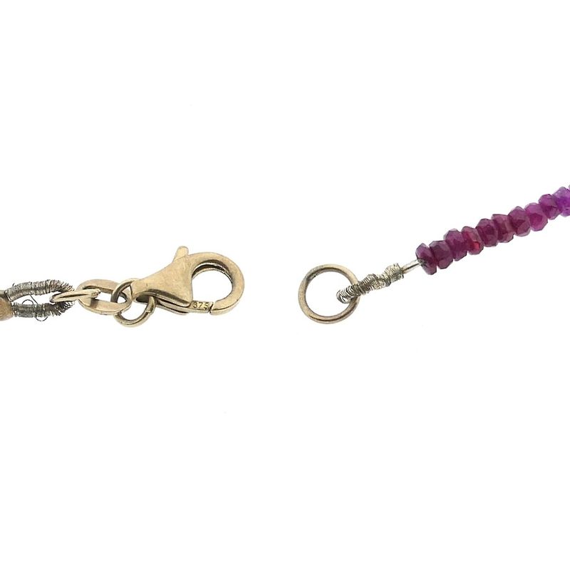Image 5 of 9 carat ruby bead necklace