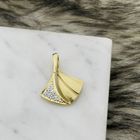 Image 9 of Two-tone fantasy pendant with zirconia