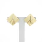 Image 1 of Large gold stud earrings