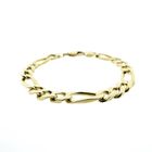 Image 4 of Gold Figaro link bracelet