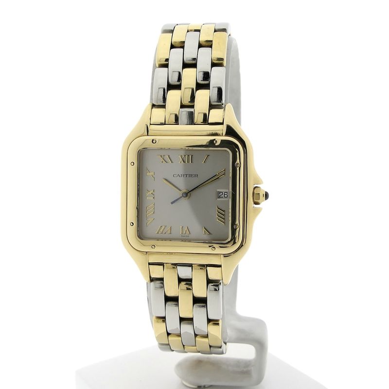 Image 14 of Cartier Panthère 1060; 18k. Gouden mid-size horloge