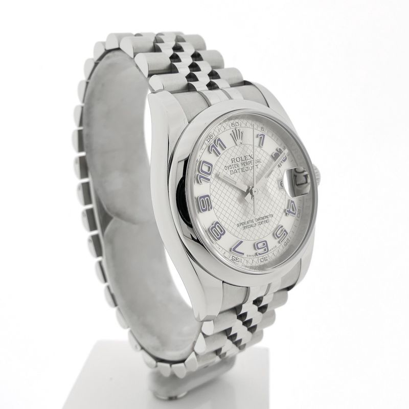 Image 3 of Rolex Datejust 'Deco Blue Arab' 116200; Automatic watch