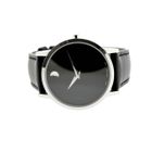 Image 9 of Movado Museum Classic; Steel women's watch with black dial; 0607583