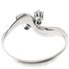 Image 4 of 18 carat white gold ring with 0.20 ct. diamonds.