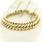 Image 10 of Golden fantasy/gourmet link bracelet | 19 cm