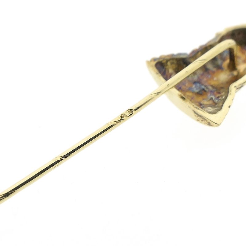 Image 3 of Gold lapel pin, tie pin of an Arab