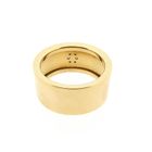 Image 7 of Cartier yellow gold wide ring with diamonds; 0.04 ct.