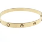 Image 7 of Gold slave bracelet | Ø 59mm