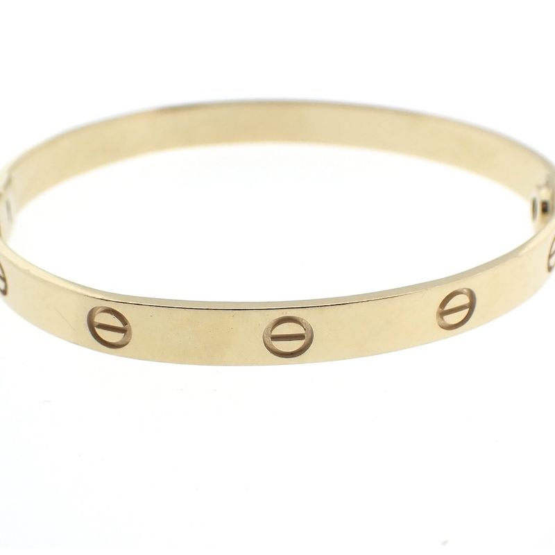 Image 7 of Gold slave bracelet | Ø 59mm