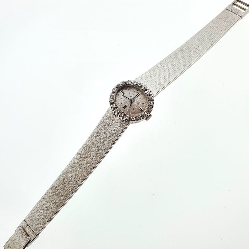 Image 5 of Omega Vintage 'Cocktail'; 18k white gold women's watch with diamonds
