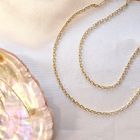 Image 2 of Gold anchor link chain | 52 cm