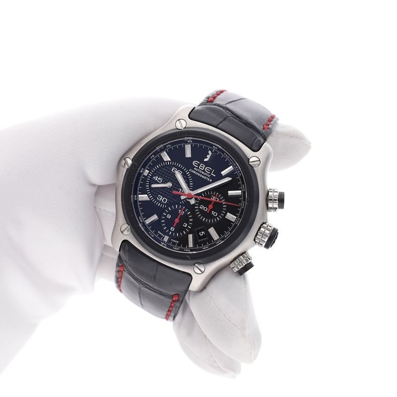 Image 7 of Ebel 1911 BTR Chronograph E9137L73; Automatic men's watch