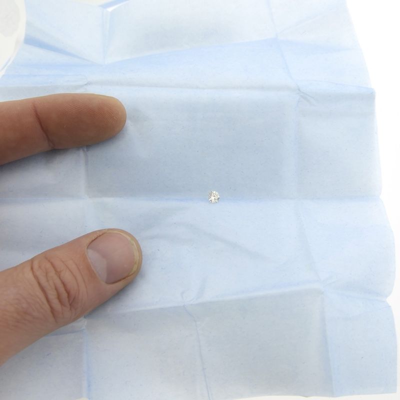 Image 8 of 0.39 ct. Brilliant cut diamond K/SI1 + HRD Certificate - Natural diamond