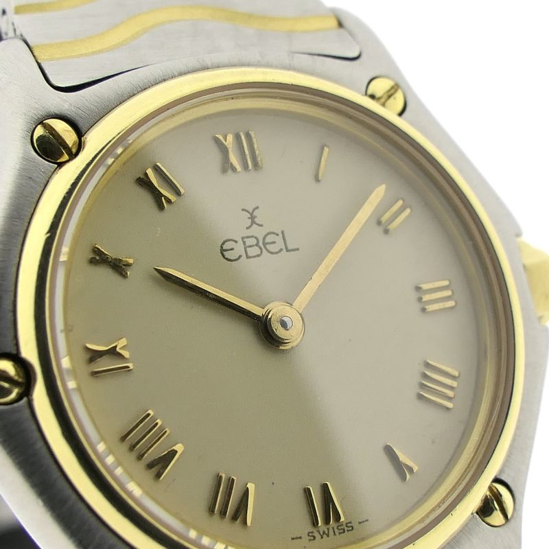 Image 5 of Ebel Classic Wave 166901; 18k gold/steel women's watch