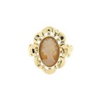 Image 3 of Vintage gold ring with cameo