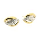 Image 8 of Gold stud earrings with diamond | 0.02 ct.