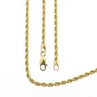 Image 1 of Gold twisted link chain | 50 cm