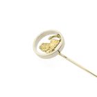 Image 3 of Two-tone gold lapel pin with ING lion