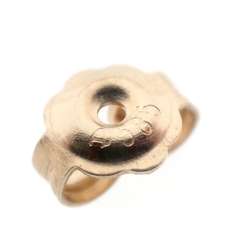 Image 8 of Tricolor gold stud earrings
