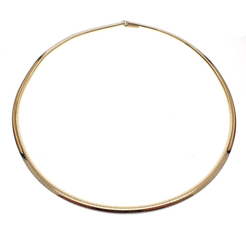 Image 5 of Gold Omega necklace; Women | 45 cm