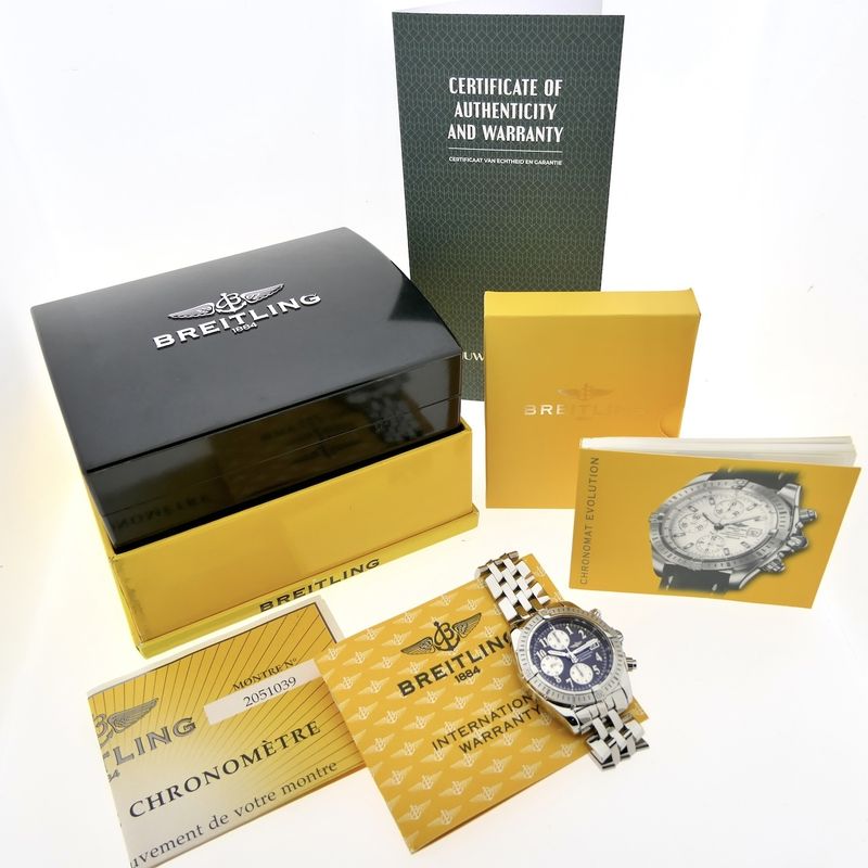 Image 4 of Breitling Chronomat Evolution A13356; Chronograph men's watch