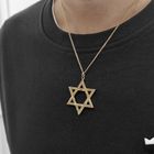 Image 3 of Large gold pendant of a Star of David