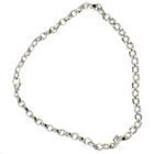 Image 4 of Silver anchor link chain | 44 cm
