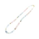 Image 3 of Gold multi-colored bead necklace