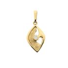 Image 1 of Gold pendant with zirconia.