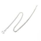 Image 1 of Long silver watch chain; Chatelaine (for a pocket watch) | 43.5 cm