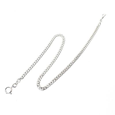 Image 1 of Long silver watch chain; Chatelaine (for a pocket watch) | 43.5 cm