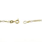 Image 3 of Two-tone gold Figaro link chain | 51.5 cm