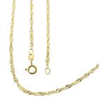 Image 1 of Gold twisted link chain | 46 cm