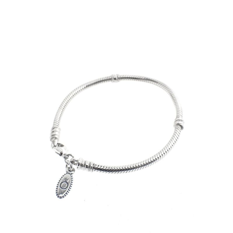 Image 1 of Pandora bracelet; Silver; lobster clasp | 17 cm