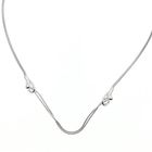Image 2 of Silver fantasy snake link necklace | 47 cm